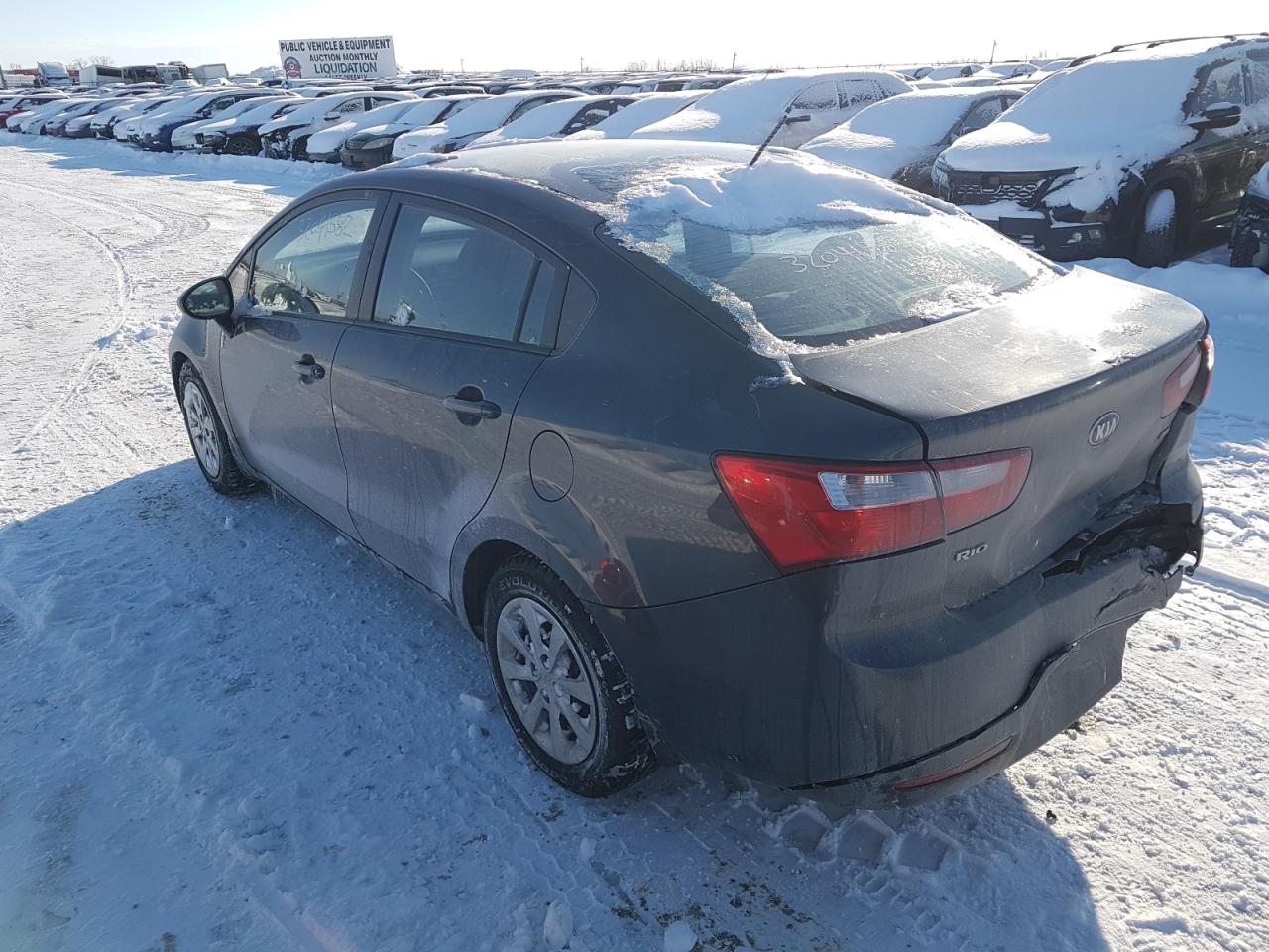 Photo 3 from auction – 2014 KIA RIO LX with VIN KNADM4A39E6338505