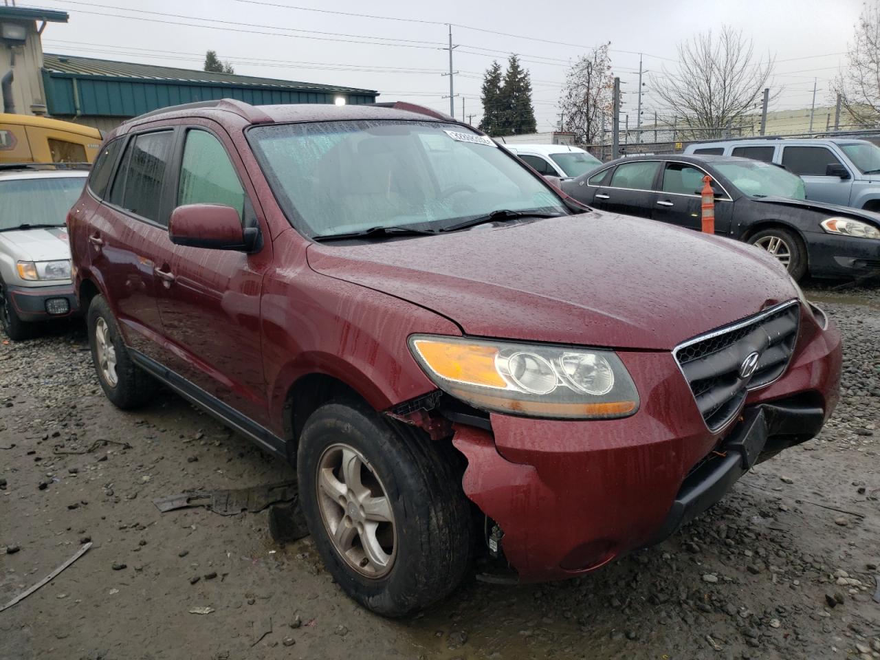 HYUNDAI SANTA FE G 2007 with VIN 5NMSG13D07H092598 - Photo from auction