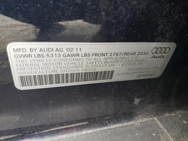 Photo 10 from auction – 2011 AUDI A6 PREMIUM with VIN WAUBGAFB1BN066322