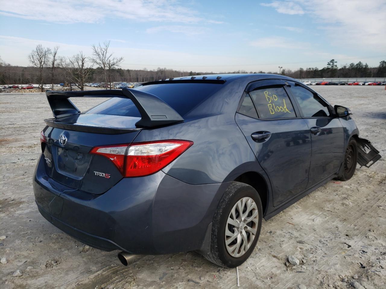 Photo 4 from auction – 2014 TOYOTA COROLLA with VIN 2T1BURHE5EC119841