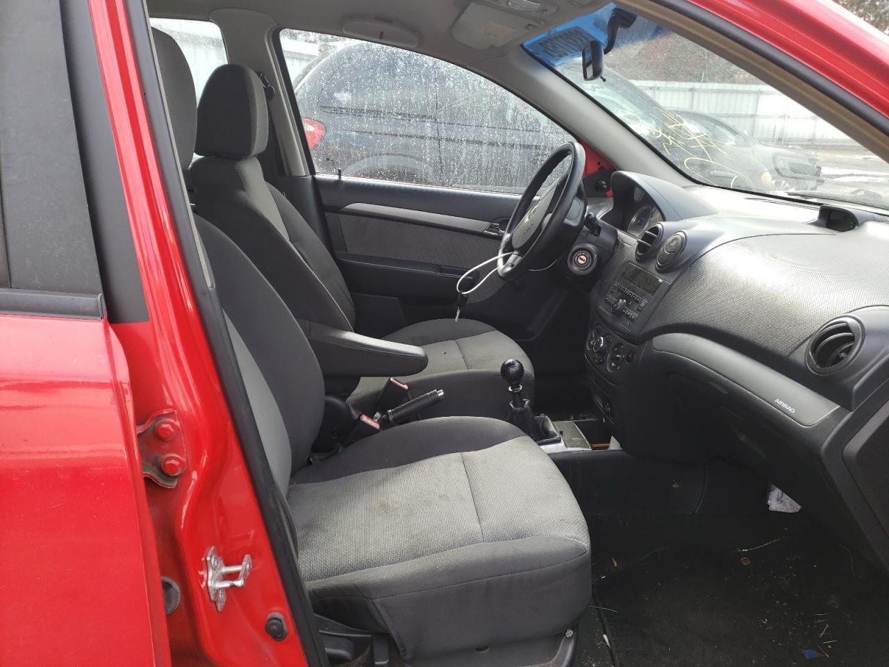 Photo 5 from auction – 2009 CHEVROLET AVEO LS with VIN KL1TD66E69B326577