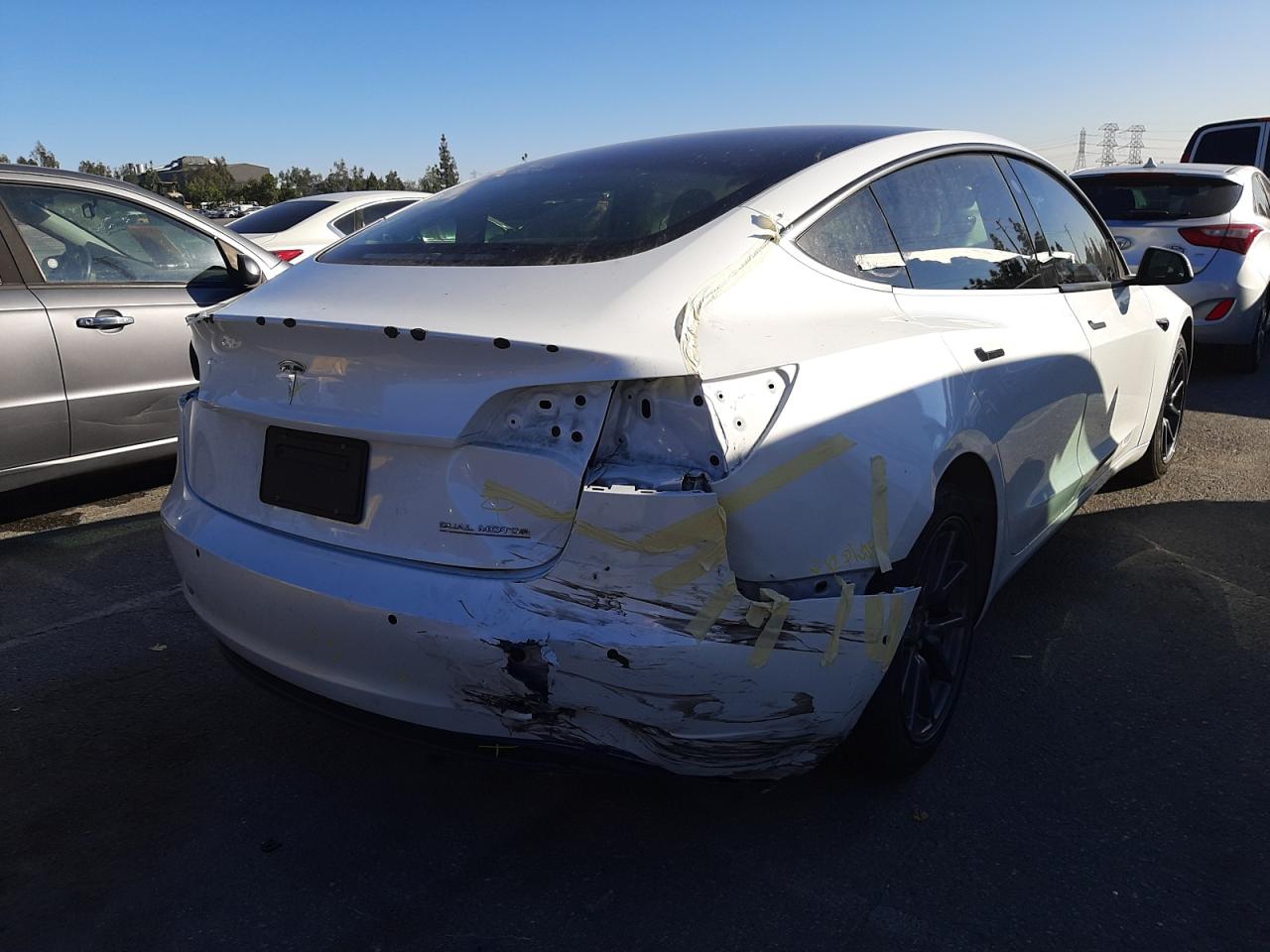 Photo 4 from auction – 2021 TESLA MODEL 3 with VIN 5YJ3E1EC6MF926207
