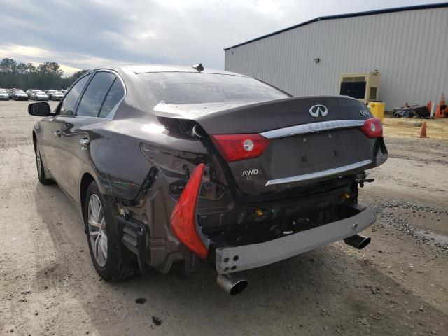 Photo 3 from auction – 2014 INFINITI Q50 BASE with VIN JN1BV7AR2EM695178
