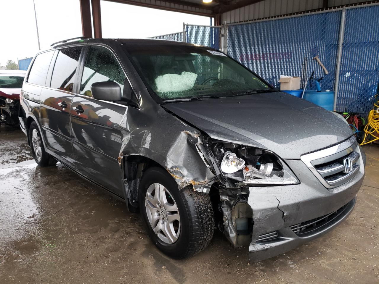 HONDA ODYSSEY EX 2007 with VIN 5FNRL387X7B445259 - Photo from auction