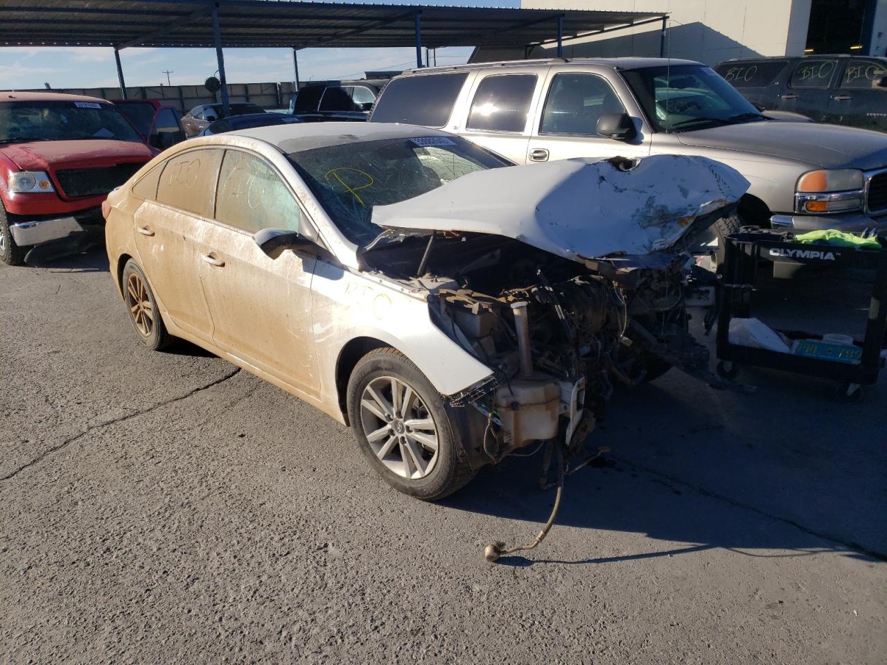 HYUNDAI SONATA SE 2016 with VIN 5NPE24AF6GH407733 - Photo from auction