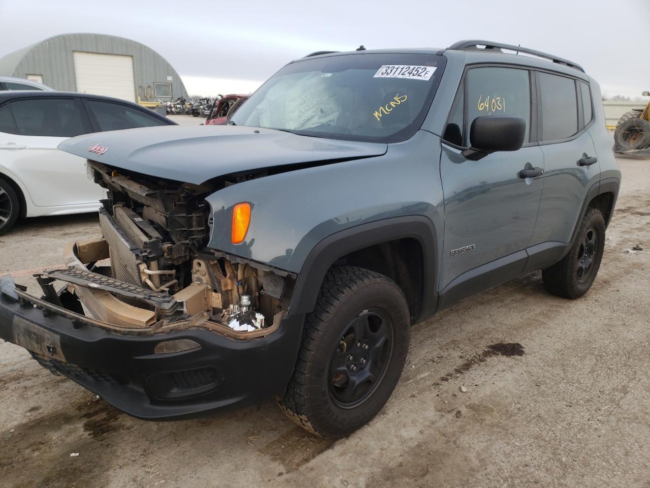 Photo 2 from auction – 2018 JEEP RENEGADE S with VIN ZACCJBABXJPJ54102