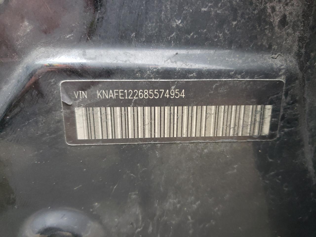 Photo 10 from auction – 2008 KIA SPECTRA EX with VIN KNAFE122685574954