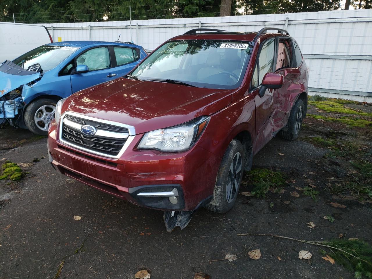 Photo 2 from auction – 2018 SUBARU FORESTER 2 with VIN JF2SJAJC7JH515554
