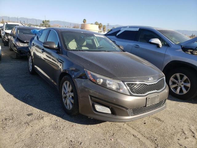 KIA OPTIMA LX 2014 with VIN 5XXGM4A70EG326991 - Photo from auction