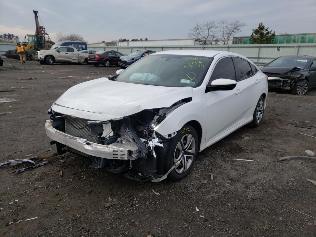 Photo 2 from auction – 2018 HONDA CIVIC LX with VIN 2HGFC2F58JH518694