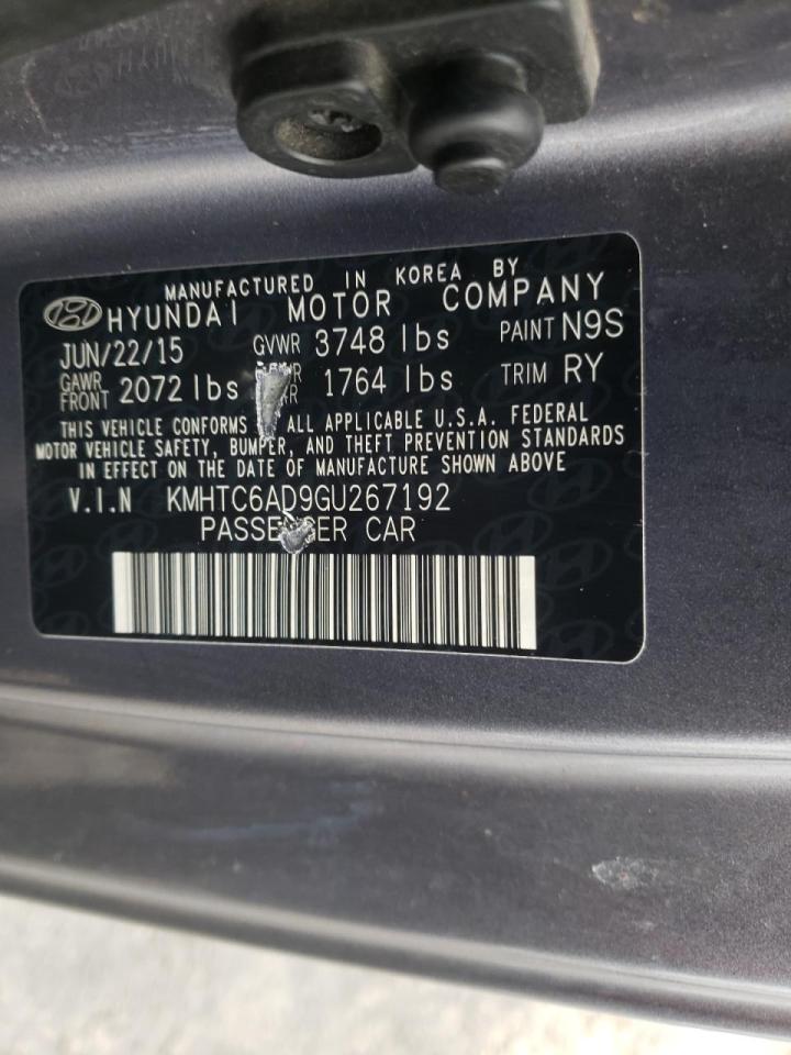 Photo 10 from auction – 2016 HYUNDAI VELOSTER with VIN KMHTC6AD9GU267192