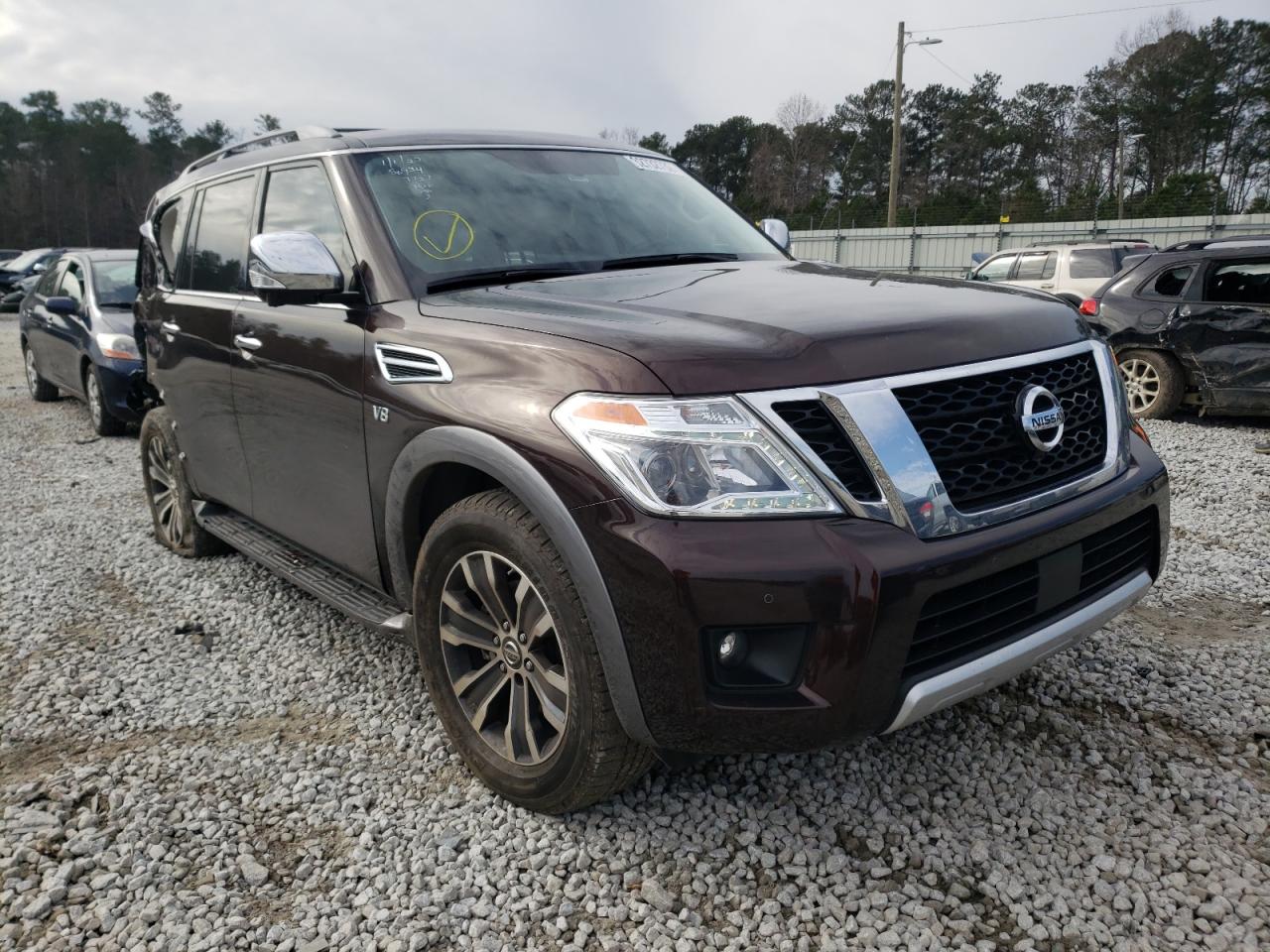 NISSAN ARMADA SV 2018 with VIN JN8AY2ND4J9057727 - Photo from auction