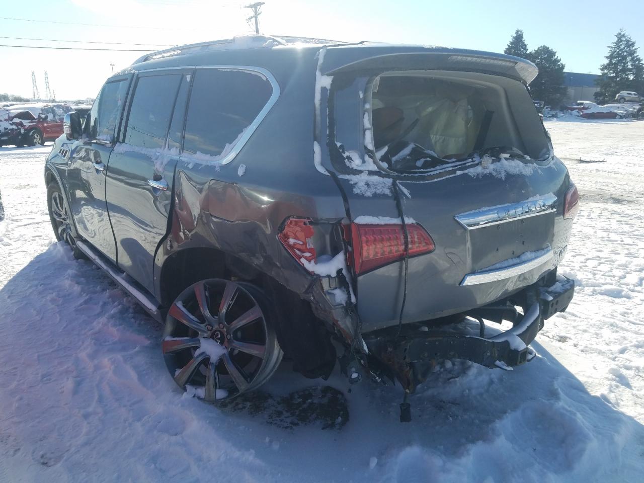 Photo 3 from auction – 2017 INFINITI QX80 BASE with VIN JN8AZ2NE9H9157192