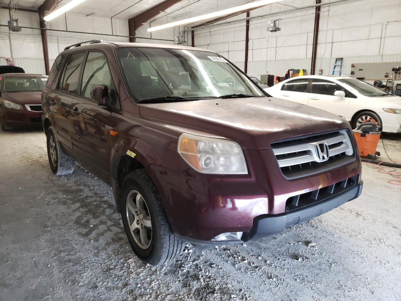 HONDA PILOT EXL 2007 with VIN 5FNYF28607B044212 - Photo from auction