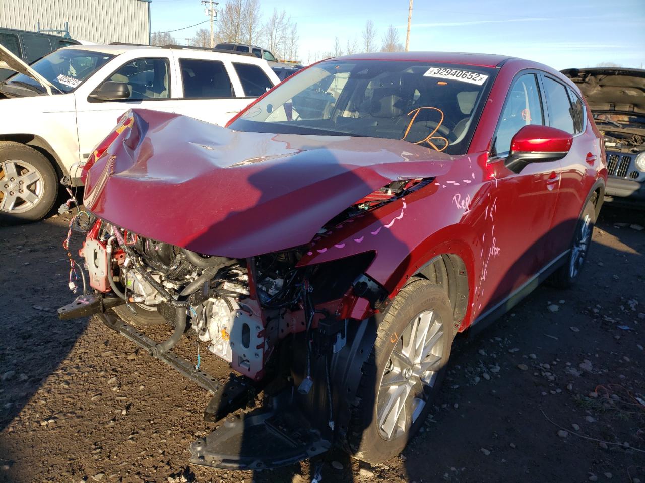 Photo 2 from auction – 2021 MAZDA CX-5 GRAND with VIN JM3KFBDM9M1448647