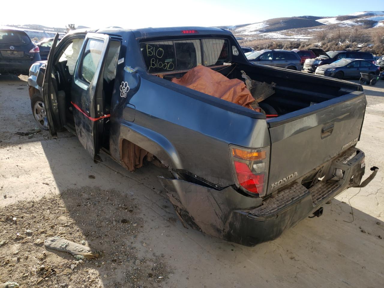 Photo 3 from auction – 2008 HONDA RIDGELINE with VIN 2HJYK16218H509433