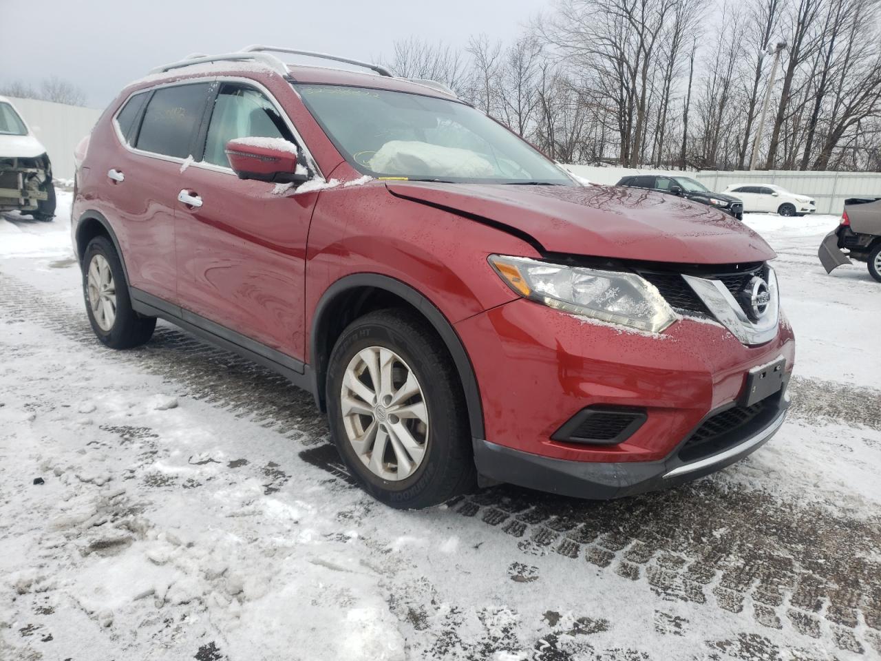 NISSAN ROGUE S 2016 with VIN 5N1AT2MV1GC805796 - Photo from auction