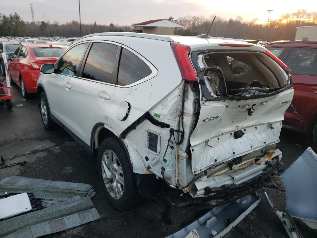 Photo 3 from auction – 2016 HONDA CR-V EXL with VIN 5J6RM4H76GL017246