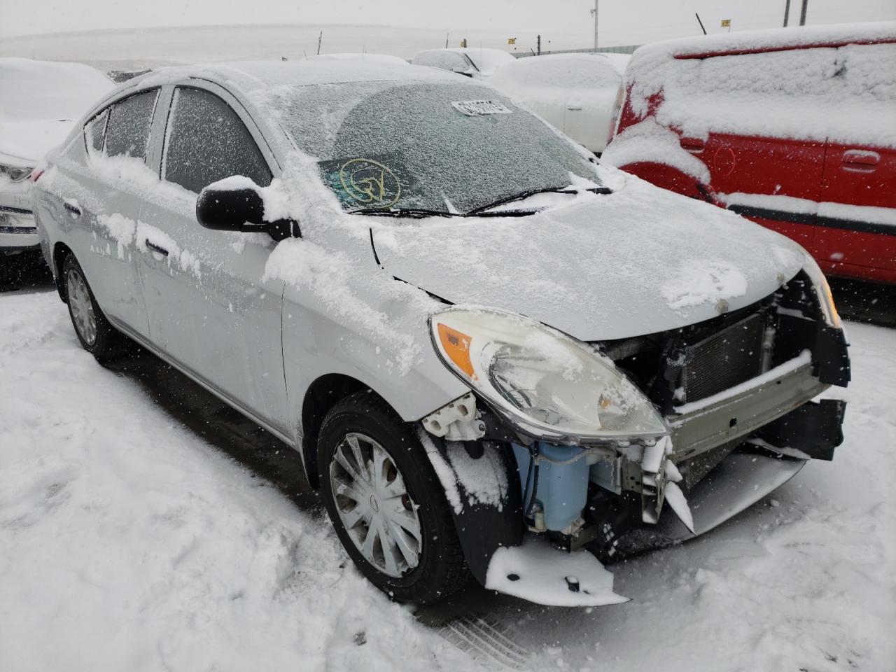 NISSAN VERSA S 2014 with VIN 3N1CN7AP8EL845341 - Photo from auction