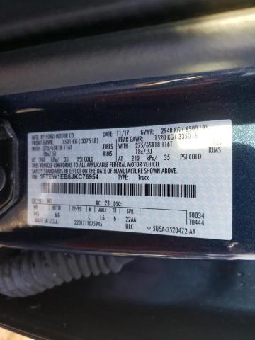 Photo 10 from auction – 2018 FORD F150 SUPER with VIN 1FTEW1EB8JKC76954