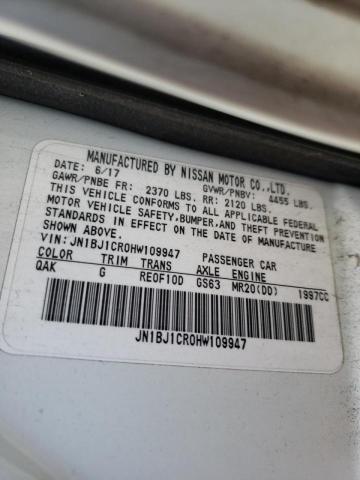 Photo 10 from auction – 2017 NISSAN ROGUE with VIN JN1BJ1CR0HW109947