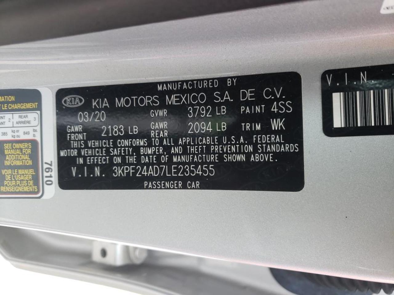 Photo 10 from auction – 2020 KIA FORTE FE with VIN 3KPF24AD7LE235455
