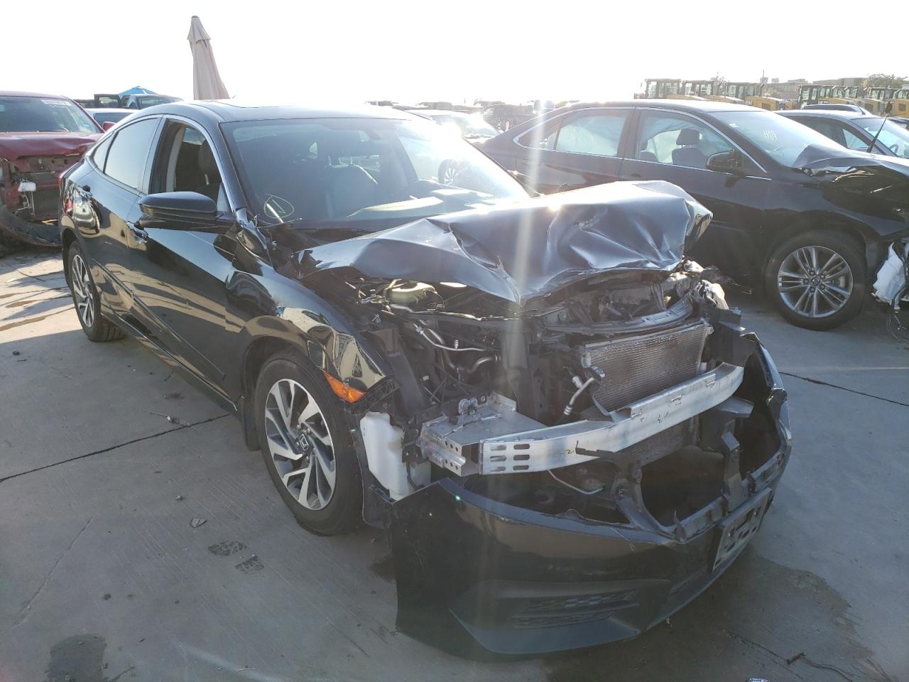 HONDA CIVIC EX 2016 with VIN 19XFC2F76GE090998 - Photo from auction