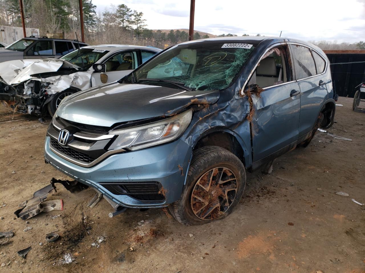 Photo 2 from auction – 2016 HONDA CR-V SE with VIN 2HKRM3H4XGH524211