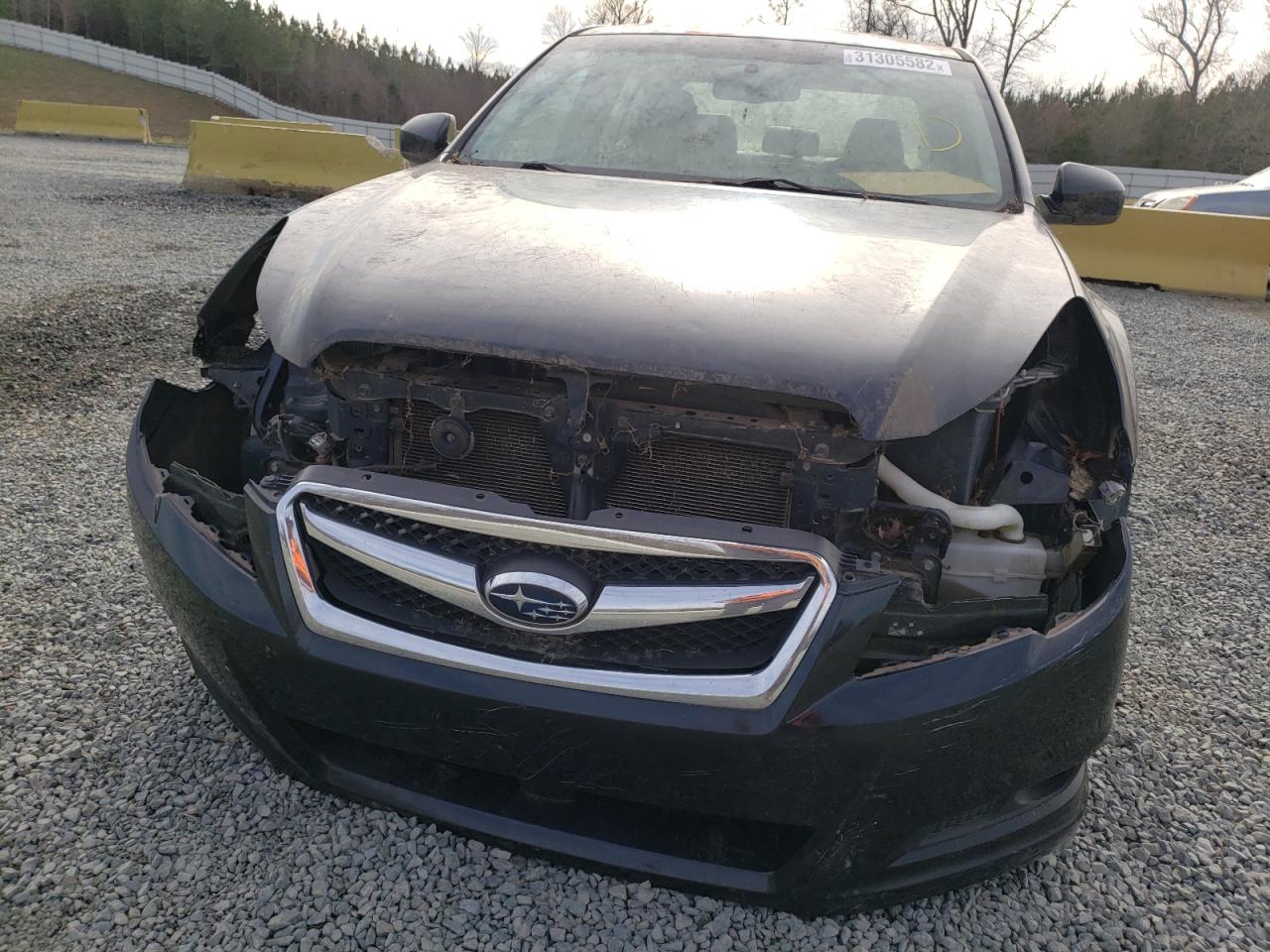 Photo 9 from auction – 2011 SUBARU LEGACY 2.5 with VIN 4S3BMBK6XB3243682