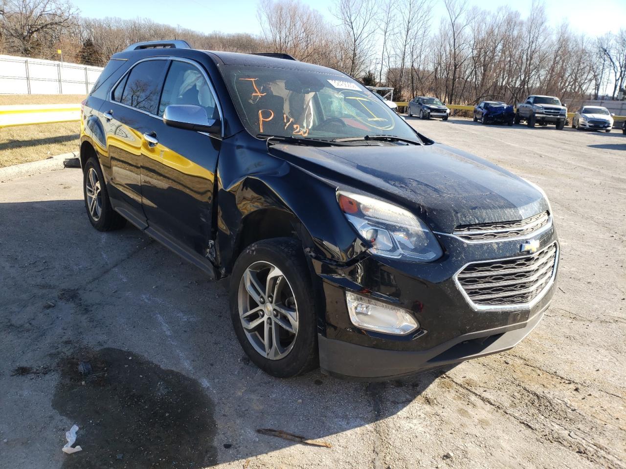 CHEVROLET EQUINOX PR 2017 with VIN 2GNALDEK8H6244499 - Photo from auction