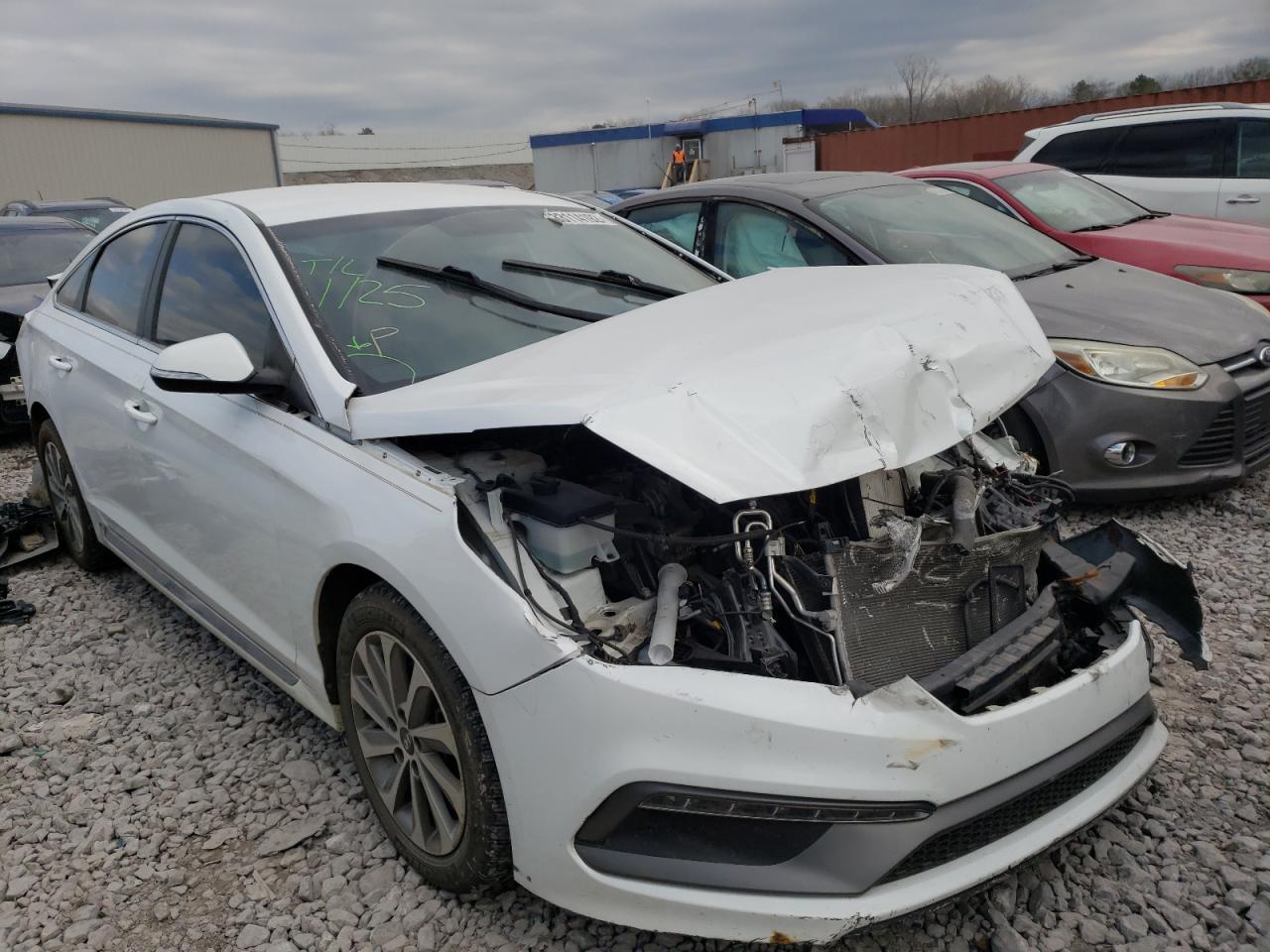 HYUNDAI SONATA SPO 2016 with VIN 5NPE34AF9GH325511 - Photo from auction