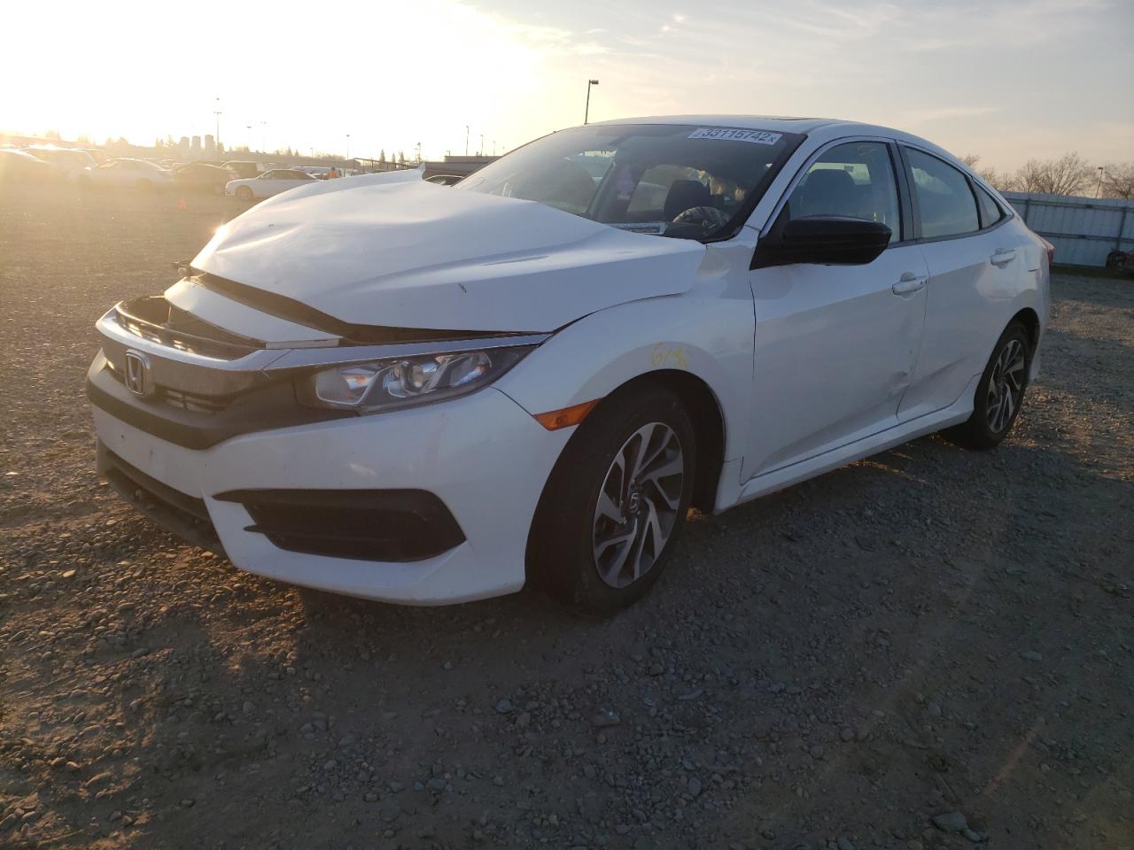 Photo 2 from auction – 2017 HONDA CIVIC EX with VIN 19XFC2F70HE205533