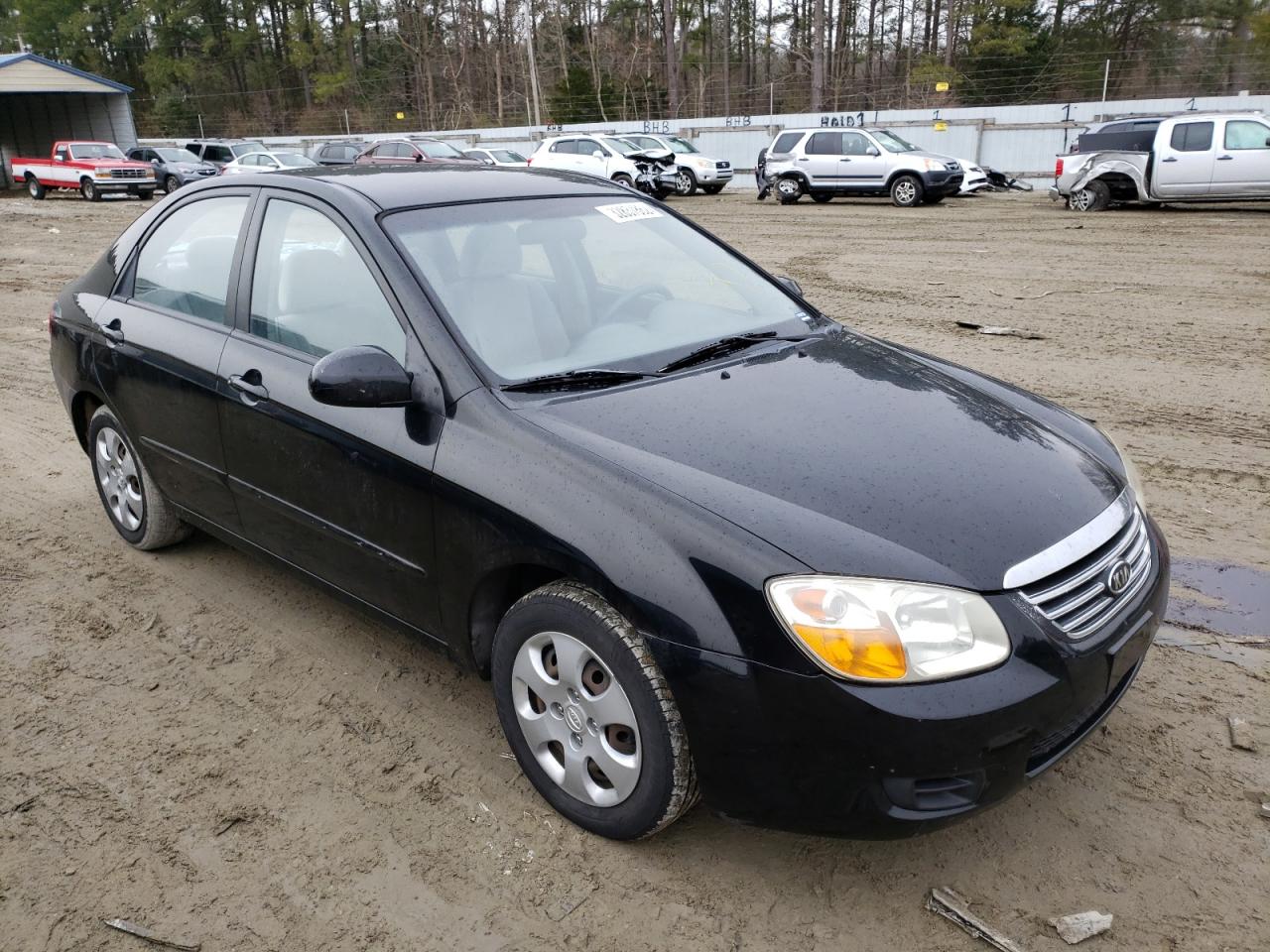 KIA SPECTRA EX 2008 with VIN KNAFE122685574954 - Photo from auction