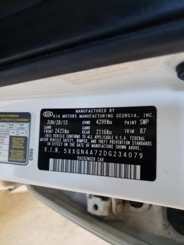 Photo 10 from auction – 2013 KIA OPTIMA EX with VIN 5XXGN4A72DG234079