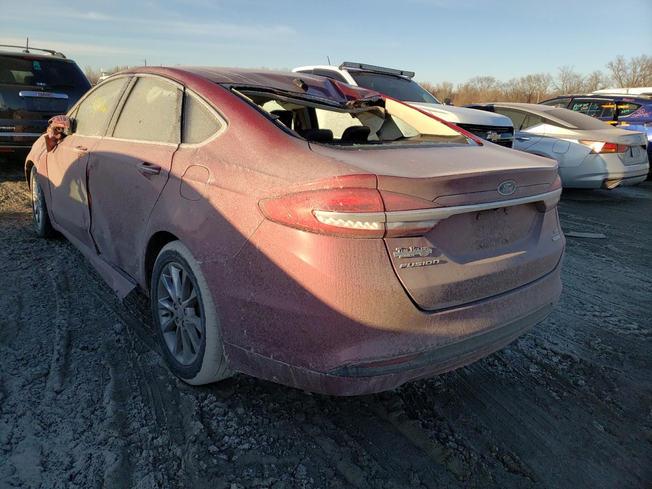 Photo 3 from auction – 2017 FORD FUSION SE with VIN 3FA6P0HDXHR404664
