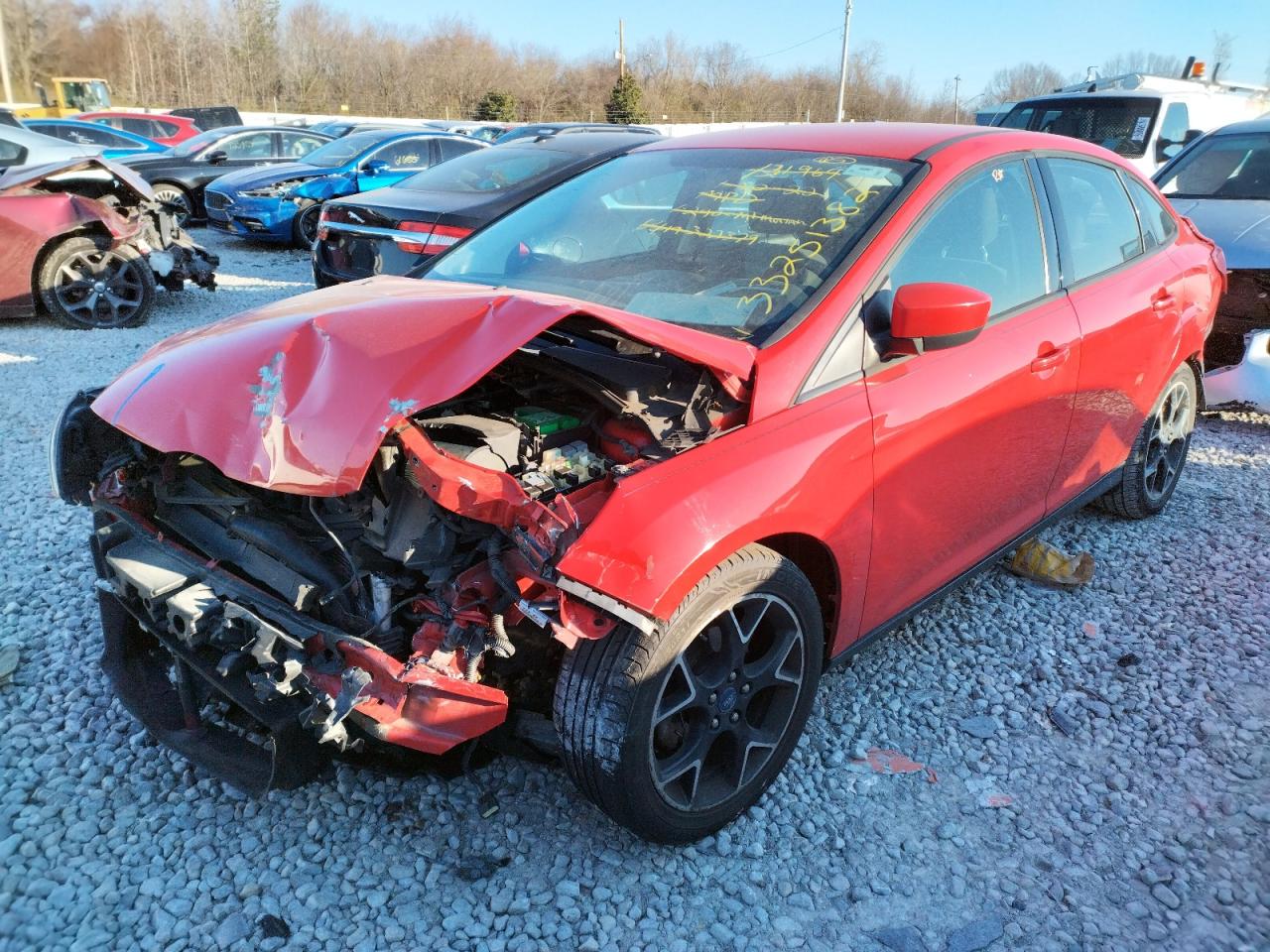Photo 2 from auction – 2012 FORD FOCUS SE with VIN 1FAHP3F25CL327379
