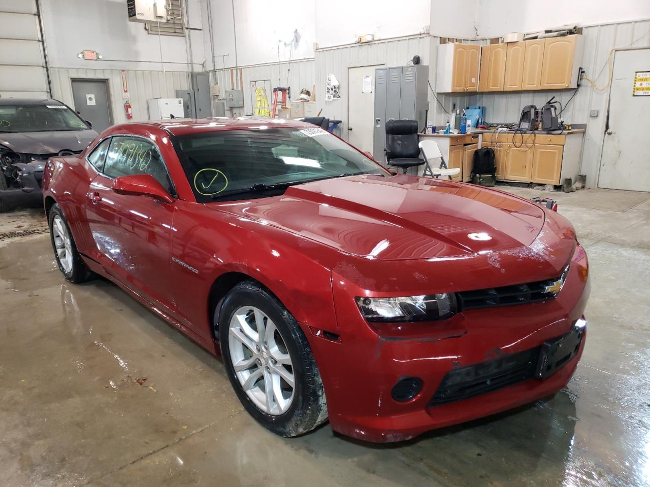 CHEVROLET CAMARO LS 2015 with VIN 2G1FB1E37F9290287 - Photo from auction