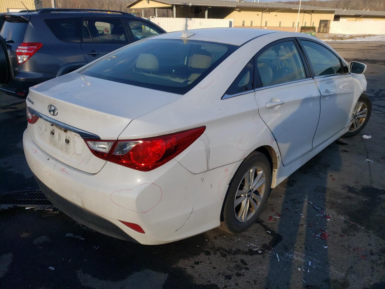 Photo 4 from auction – 2014 HYUNDAI SONATA GLS with VIN 5NPEB4AC8EH900283