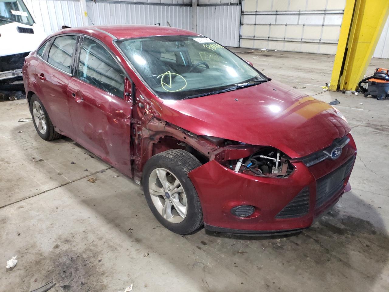 FORD FOCUS SE 2014 with VIN 1FADP3F23EL391891 - Photo from auction