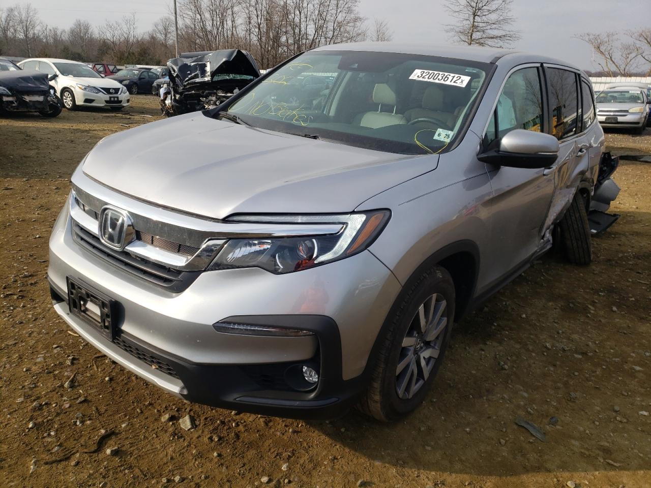 Photo 2 from auction – 2020 HONDA PILOT EX with VIN 5FNYF6H39LB056916