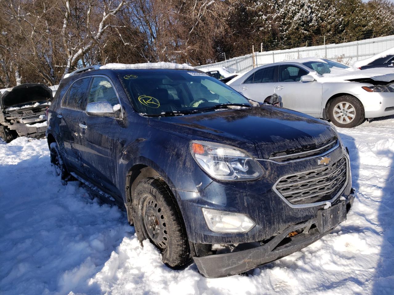 CHEVROLET EQUINOX PR 2017 with VIN 2GNFLGEK3H6174823 - Photo from auction