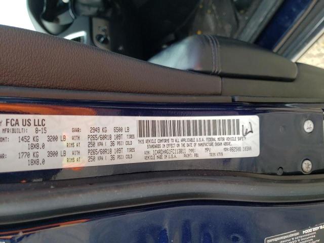 Photo 10 from auction – 2015 DODGE DURANGO SX with VIN 1C4RDHAG1FC113811