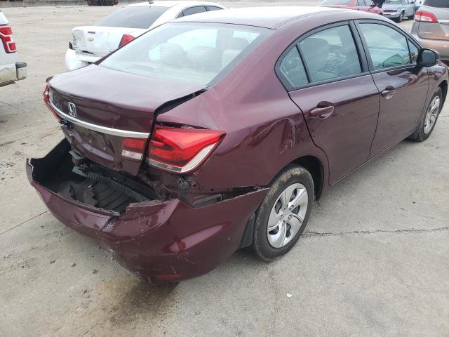 Photo 4 from auction – 2013 HONDA CIVIC LX with VIN 19XFB2F52DE011565