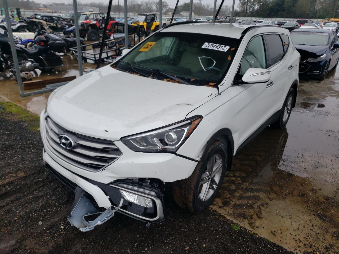 Photo 2 from auction – 2018 HYUNDAI SANTA FE S with VIN 5NMZU3LB4JH077966