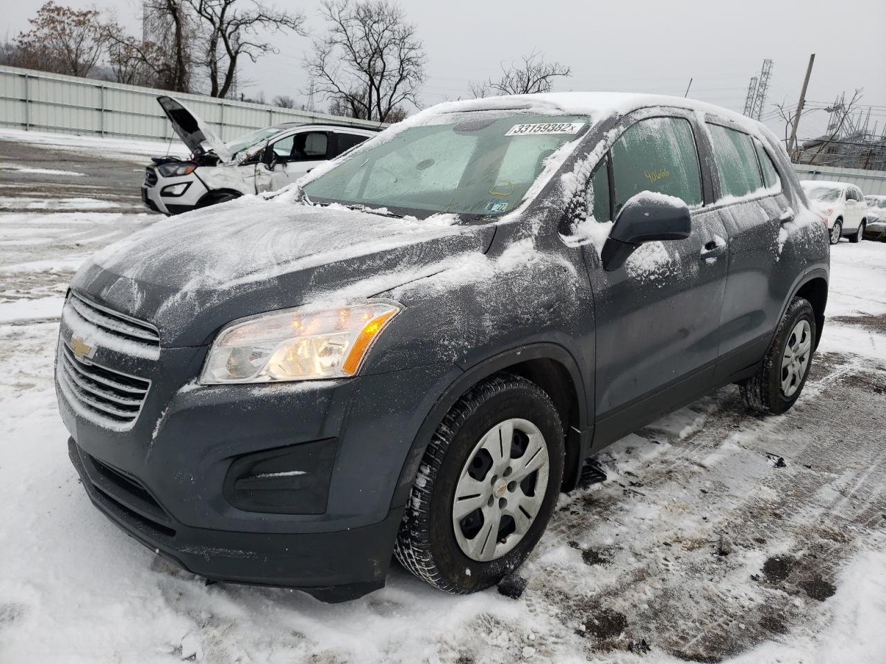 Photo 2 from auction – 2016 CHEVROLET TRAX LS with VIN 3GNCJKSB0GL260844