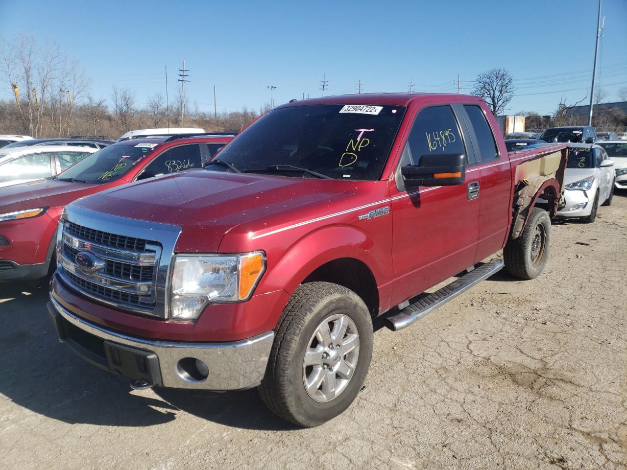 Photo 2 from auction – 2013 FORD F150 SUPER with VIN 1FTFX1EF4DKG53644