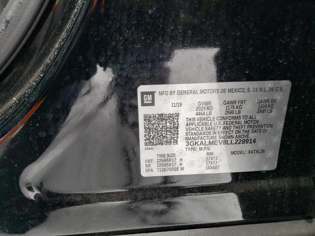 Photo 10 from auction – 2020 GMC TERRAIN SL with VIN 3GKALMEV8LL228914