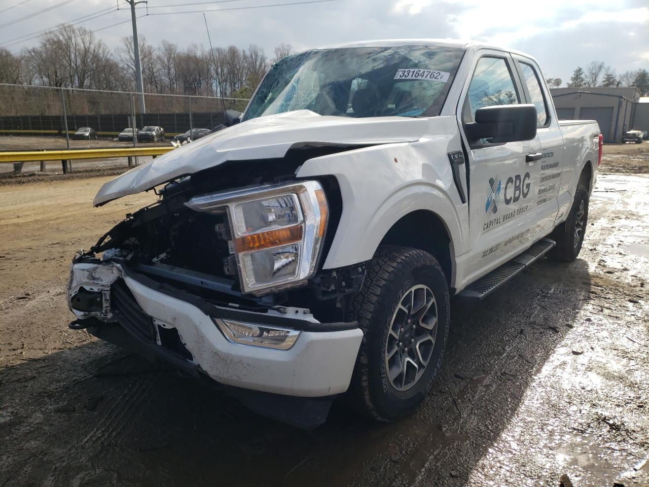 Photo 2 from auction – 2021 FORD F150 SUPER with VIN 1FTEX1EB1MFA40530
