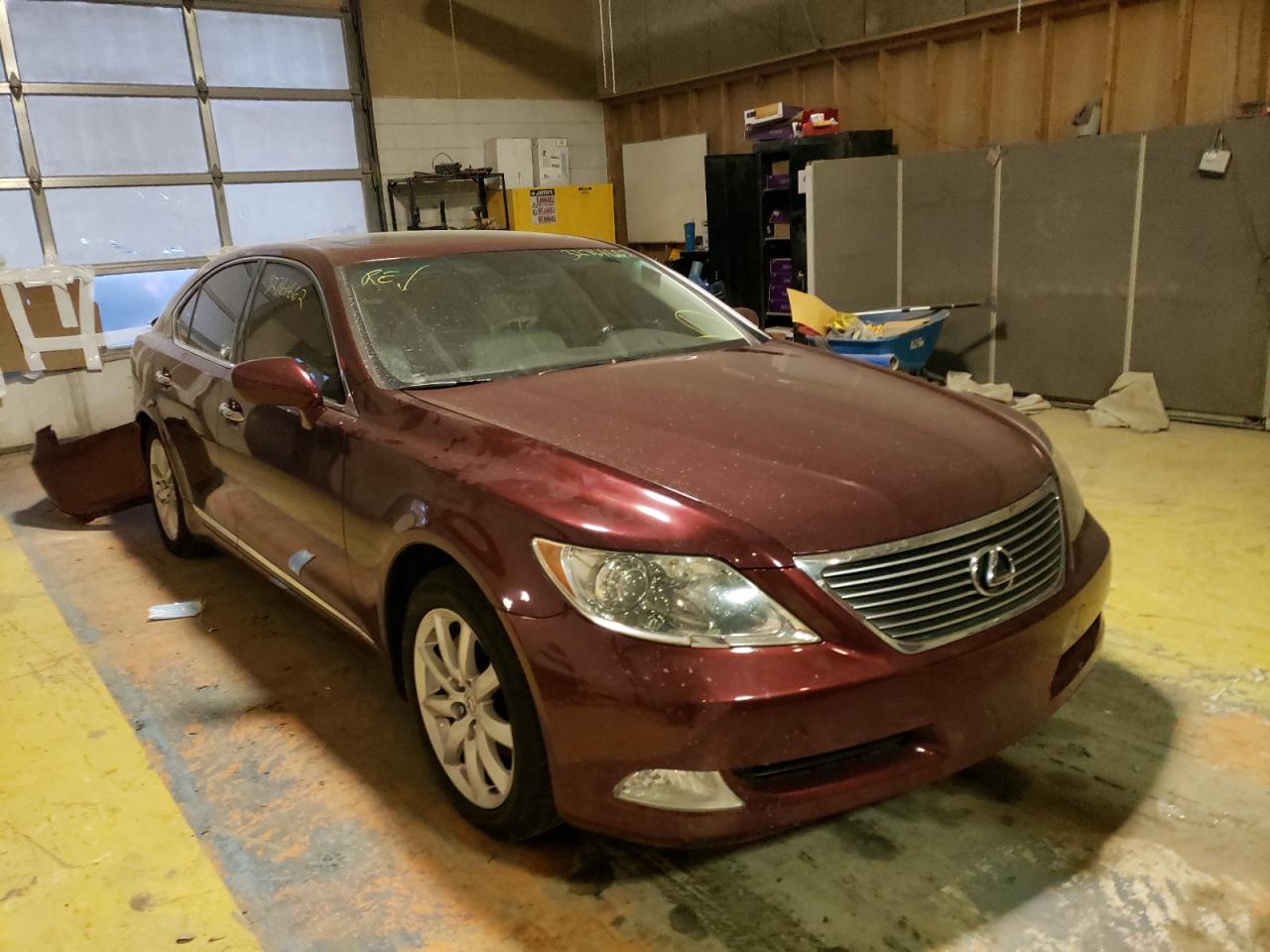 LEXUS LS 460 2008 with VIN JTHBL46F985081483 - Photo from auction
