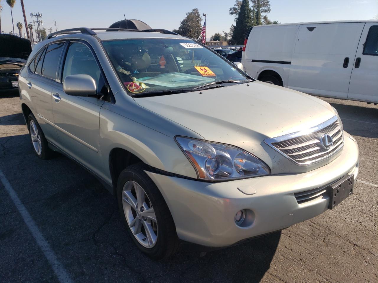 LEXUS RX 400H 2008 with VIN JTJGW31U082006989 - Photo from auction